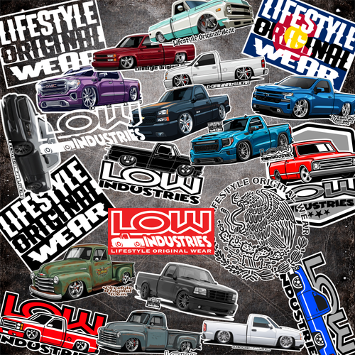 1ST GEN LIGHTNING SUPER UV STCKERS